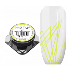 Żel do zdobień Semilac Spider Gum 07 Neon Yellow 5g